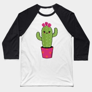 Cactus kawaii Baseball T-Shirt